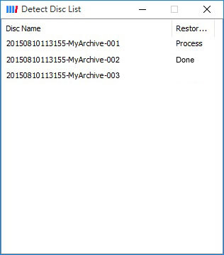 Disc Archiver Restoring Screenshot #6