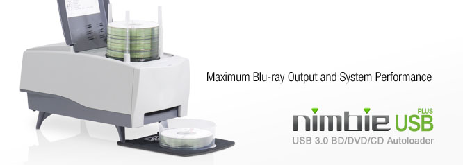 Nimbie USB Plus - 12x Blu-ray burning for USB 3.0!