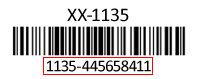 Product Serial Number Sample